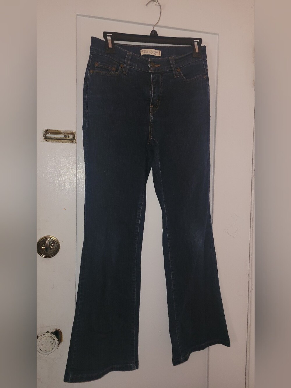 Levi's Dark Blue Wide Leg Jeans - Picture 5 of 14